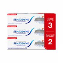 Kit Leve 3 Pague 2 Sensodyne Branqueador Extra Fresh Creme Dental para Dentes Sensíveis 90g