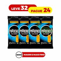 Kit Leve 32 Pague 24 Preservativo Camisinha Extra Grande Ultra Sensível Prudence Kit Leve 32 Pague 24 Preservativo Camisinha Extra Grande Ultra Sensível Prudence