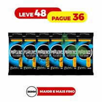 Kit Leve 48 Pague 36 Preservativo Camisinha Extra Grande Ultra Sensível Prudence