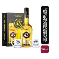 Kit Licor Diego Zamora 43 700ML 2und Mini Canecas Personalizados Vidro Kit Licor Diego Zamora 43 700ML 2und Mini Canecas Personalizados Vidro