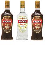 Kit Licor Stock Pêssego + 2 Creme De Cacau 720ml Cada