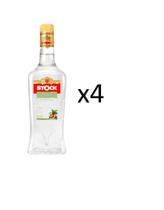 Kit Licor Stock Pêssego 720ml - Peach 4 Unidades