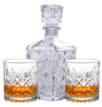 Kit Licoreira Garrafa De Vidro Para Whisky Copos De Whisky Mini Bar Em Casa Decoração Uisque Whiskey Frasco