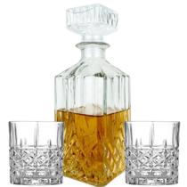 Kit Licoreira Garrafa De Vidro Para Whisky Copos De Whisky Mini Bar Em Casa Decoração Uisque Whiskey Frasco - Copo De Vidro