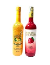 Kit Licores Bananazinha e Morango do Amor - 750ml