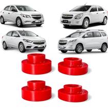 Kit Lift 5cm PU Traseiro Completo Onix Prisma Cobalt Spin
