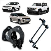 Kit Lift Calço Dianteir Jeep Compass Renegade +Bieleta 2 Pol