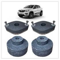 Kit Lift Calço Dianteiro Traseiro Renault KWID 2cm elevação