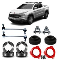 Kit Lift Completo 4cm Epaçador 32mm Prolongador Fiat Toro Kit Lift Completo 4cm Epaçador 32mm Prolongador Fiat Toro