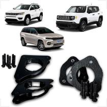 Kit Lift Completo Calço Mola Compass Renegade Reforçado Aço