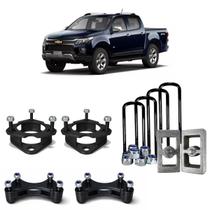 Kit Lift Completo Diant Aço Traseiro + Prol Pivô S10 2012/..