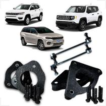 Kit Lift Diant/traseiro Jeep Compass Renegade +Bieleta 2 Pol