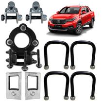 Kit Lift Dianteiro 4cm Traseiro 6cm +prol. Elevar Strada 21/ Kit Lift Dianteiro 4cm Traseiro 6cm +prol. Elevar Strada 21/