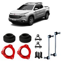 Kit Lift Dianteiro Aço 4cm Traseiro Fiat Toro Todos Kit Lift Dianteiro Aço 4cm Traseiro Fiat Toro Todos