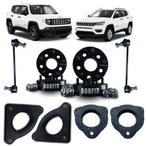 Kit Lift Espaçador Compass Renegade alarg Roda Elevar 2'Pol