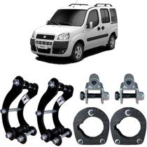 Kit Lift Jumelo Elevação 5cm Calço Dianteiro 4cm Fiat Doblo