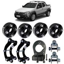 Kit Lift Strada até 2020 Jumelo Elevação 5cm Espaçador 38mm Kit Lift Strada até 2020 Jumelo Elevação 5cm Espaçador 38mm