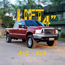 Kit Lift Suspensão 4" F-250 4x2 Para Instalar Tração 4x4
