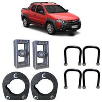 Kit Lift Traseiro E Dianteiro Strada Elevar 4 Cm