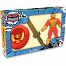 Kit Liga dos Heróis - Boneco Ferro - Algazarra Kit Liga dos Heróis - Boneco Ferro - Algazarra