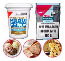 Kit liga neutra mais emulsificante gel plus para sobremesas