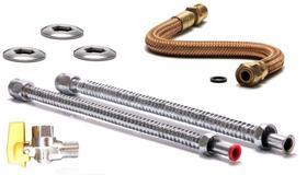 Kit Ligação para Aquecedor a Gás MF Ang 12 40cm Distak - 44674