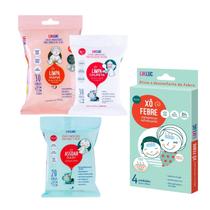 Kit LIKLUC Limpa Mamá Assoar Limpa Chupeta Xô Febre