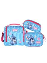 Kit Lilo Stitch Lancheira + Estojo Box + Estojo Triplo Luxo Kit Lilo Stitch Lancheira + Estojo Box + Estojo Triplo Luxo