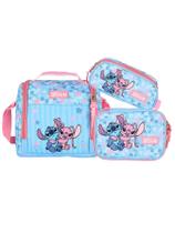 Kit Lilo Stitch Lancheira + Estojo Box + Estojo Triplo Luxo Kit Lilo Stitch Lancheira + Estojo Box + Estojo Triplo Luxo