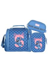 Kit Lilo Stitch Lancheira Térmica + Estojo Box E Triplo Kit Lilo Stitch Lancheira Térmica + Estojo Box E Triplo