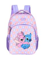 Kit Lilo Stitch Mochila+Lancheira+Estojo+Garrafa 741 - Lilás