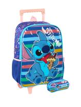 Kit Lilo Stitch Mochila Rododinha+Estojo Infantil