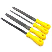 kit lima murça triangular meia cana e reta para ferro profissional 8 polegadas