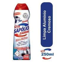 Kit Limpa Alumínio Sapólio Bombril 250 ml + Bombril Lã de Aço Mini Rolinhos 60 g