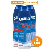 Kit Limpa Box 4 em 1 300ml com 3 Unidades Sanilux Bettanin Kit Limpa Box 4 em 1 300ml com 3 Unidades Sanilux Bettanin