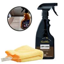 Kit Limpa Couro Cadillac 500ml + Pano Cadillac Limpador De Couros Kit Limpa Couro Cadillac 500ml + Pano Cadillac Limpador De Couros