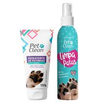 Kit Limpa e Hidrata Patinhas de Cães e Gatos Pet Clean