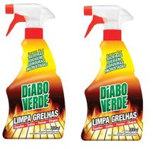 Kit Limpa Grelhas Diabo Verde 300ml Remove Fácil 2 Unidades