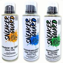 Kit Limpa Impermeabiliza Tira Odor Tênis Sneakers Calçado Kit Limpa Impermeabiliza Tira Odor Tênis Sneakers Calçado
