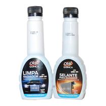 Kit Limpa Radiador E Selante para Radiador 200ml Cada frasco Orbi Kit Limpa Radiador E Selante para Radiador 200ml Cada frasco Orbi