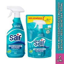 Kit Limpa Superfícies Multiuso Saif Gatilho + Refil 500ml