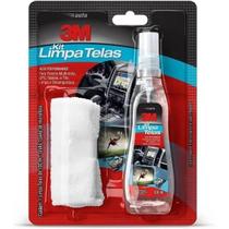 Kit limpa telas 100 ml com pano de microfibra 3m - limpeza automotiva Kit limpa telas 100 ml com pano de microfibra 3m - limpeza automotiva