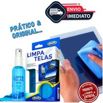 Kit Limpa Telas 120ml Limpeza Profunda para Celulares, Notebooks, TVs, Óculos e Câmeras!