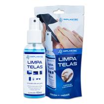 Kit Limpa Telas 60ml Spray + Flanela Notebook Tela Celular