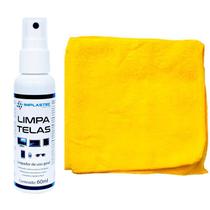 Kit Limpa Telas Clean 60Ml Com Pano Microfibra Kit Limpa Telas Clean 60Ml Com Pano Microfibra