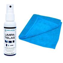 Kit Limpa Telas Clean 60Ml Com Pano Microfibra ul - Implastec