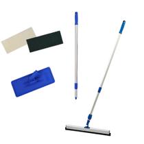 Kit Limpa Tudo Fibras + Rodo Twister 45cm C/ Cabo Extensor