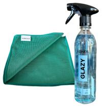 Kit Limpa Vidros Vonixx Glazy 500ml + Pano Microfibra 260GSM Kit Limpa Vidros Vonixx Glazy 500ml + Pano Microfibra 260GSM