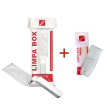Kit limpador box vidro espatula transpasse +1 refil limpador