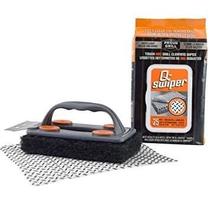 Kit Limpador de Grelha Swiper com Raspador Inox + 25 Lenços Kit Limpador de Grelha Swiper com Raspador Inox + 25 Lenços